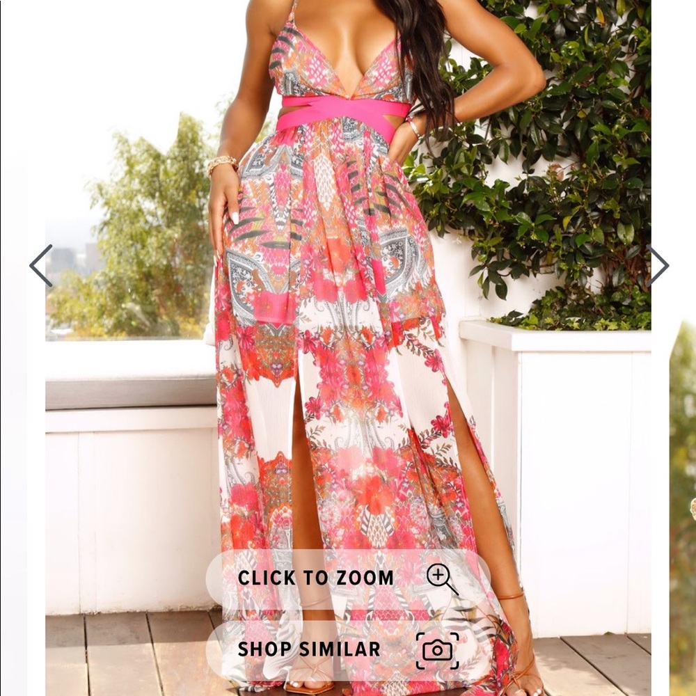 Fashion Nova Malibu Sunday’s Maxi Dress